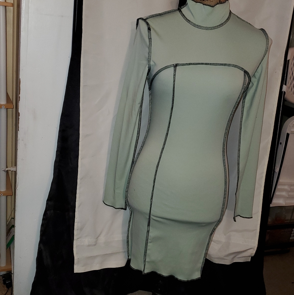 Mint Green Bodycon Dress